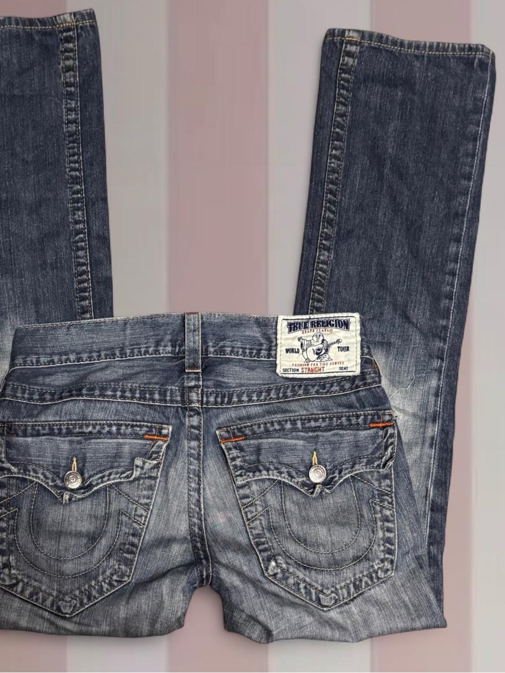 True Religion Y2K Baggy Straight Leg Jeans